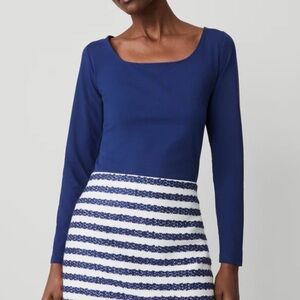 Ann Taylor Square Neck Top